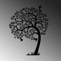 Wallity Lonely Tree Escultura de Pared Negra
